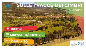 Escursione guidata Sulle tracce dei cimbri a Roana 11 agosto 2026
