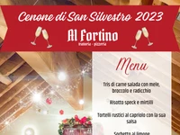 New Year's Eve DINNER of the Trattoria Ristorante AL FORTINO in Canove - 31 December 2023