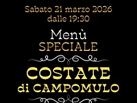 Cena di costate al Rifugio Campomulo sabato 21 marzo 2026