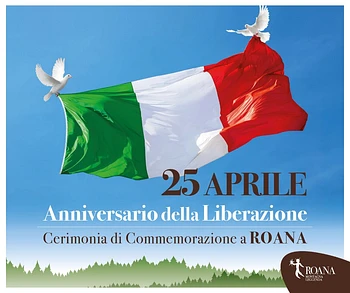 Cerimonia per l'anniversario della liberazione a Roana, 25 aprile 2024