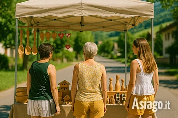 Mercatino di mezza estate a Treschè Conca sull'Altopiano di Asiago