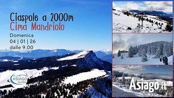 w26 ciaspole a 2000 m cima mandriolo 24 01 26