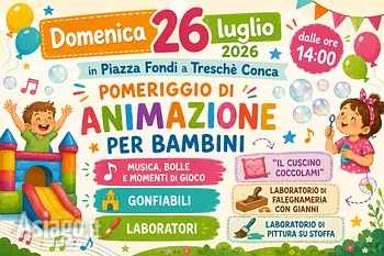 pomeriggio di animazione per bambini a tresche con