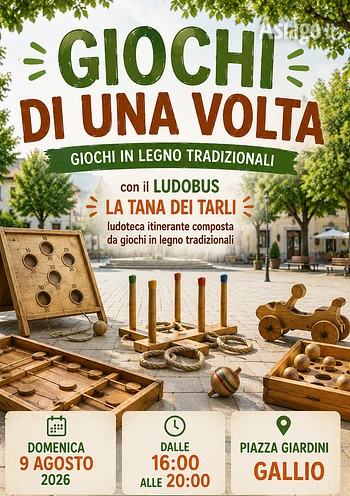 Giochi di una volta a Gallio 9 agosto 2026