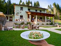 Hausgemachte Gnocchi auf der Almhütte