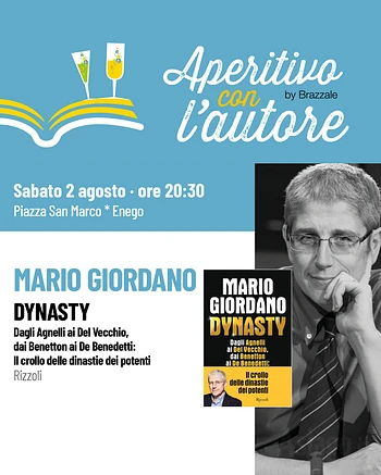 Aperitico con l'autore Mario Giordano a Enego