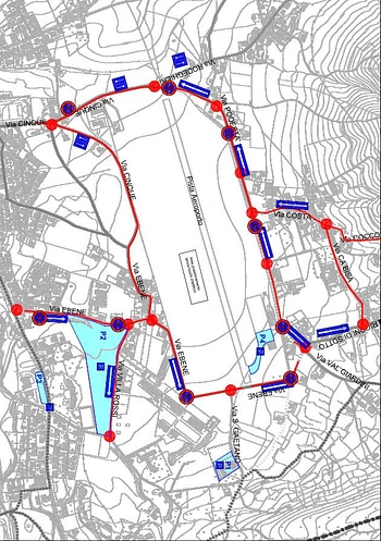 Viabilità e parcheggi per Asiago Fiocchi di luce 2024 all'Aeroporto R. Sartori 