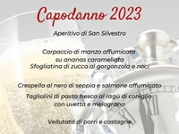 New Year's Eve dinner at the Restaurant Hotel Belvedere in Cesuna - 31 December 2022