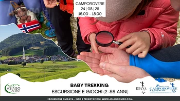BabyTrekking a Camporovere sull'Altopiano di Asiago