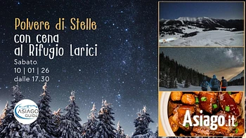 w31 polvere di stelle con cena al rifugio larici 1
