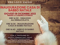 Inauguration of Santa's house in Enego - 8 December 2022