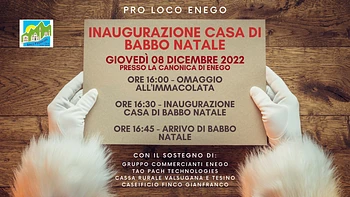 Inaugurazione della casa di Babbo Natale a Enego - 8 dicembre 2022