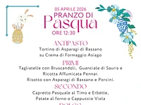 Menu pranzo di Pasqua 2026 al Rifugio Campomulo