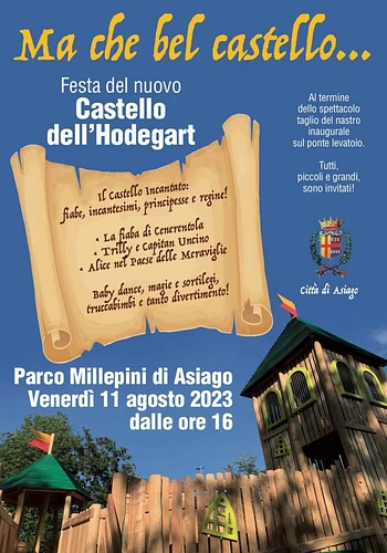 Inaugurazione castello al parco Millepini di Asiago