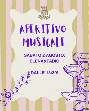 Aperitivo musicale con Elena e Fabio all'Asiago Sporting Hotel