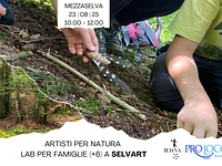 Laboratorio per famiglie "ARTISTI PER NATURA" con passeggiata a SelvArt - Mezzaselva, lunedì 25 agosto 2025 
