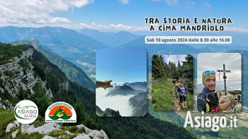Escursione guidata a Cima Mandriolo sull'Altopiano di Asiago
