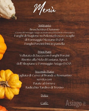 Cena Foliage 2023 al Ristorante Campomezzavia di Asiago