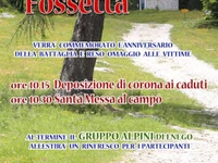 Commemorazione Monte Fossetta 2023