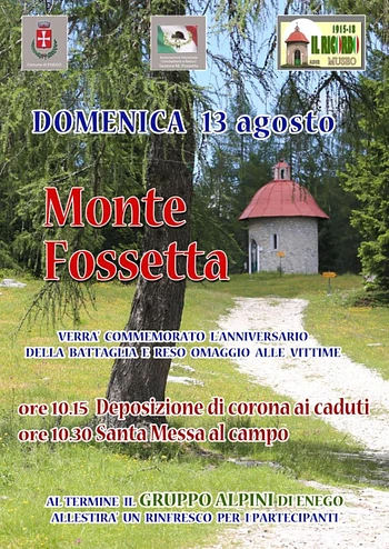 Commemorazione Monte Fossetta 2023