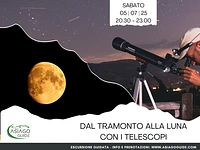 From dusk to moon with telescopes | Saturday 5 July 2025 from 8.30 pm