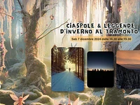 Ciaspole & leggende d'inverno al tramonto | Sab 7 dicembre 2024 dalle 16.30