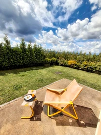 Per una pausa rilassante nel giardino privato della camera