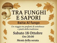 Cena a base di funghi alla Baita al Fungo di Asiago 18 ottobre 2025
