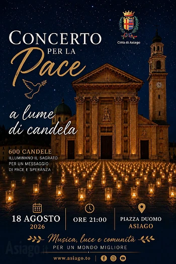 concerto per la pace ad asiago 18 agosto 2026