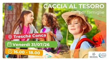 Caccia al tesoro per famiglie a Treschè Conca con Asiago Guide 31 luglio 2026