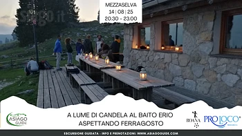 A lume di Candela al Baito Erio aspettando Ferragosto