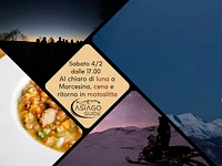 In the moonlight on the Piana di Marcesina, dinner in a refuge and return by snowmobile - Sat 4 February 2023 from 17.00