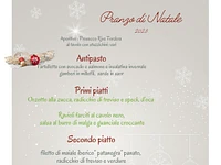 Menu pranzo 25 dicembre Natale 2023 Ristorante Alpi di Foza