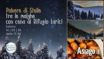w59 polvere di stelle tra le malghe con cena al ri