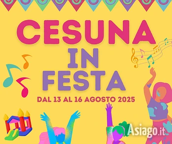 Cesuna in festa 2025 sagra paesana sull'Altopiano di Asiago