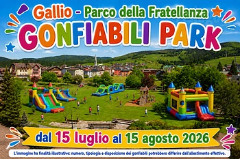 gonfiabili park a gallio estate 2026