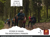 ESCURSIONE GUIDATA "Storie di viaggi tra montagna e pianura" - martedì 2 settembre 2025