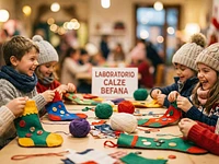 Laboratorio di calze per la Befana sull