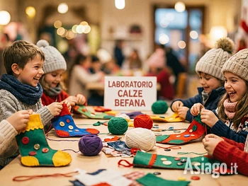 laboratorio di calze per la befana sull altopiano 