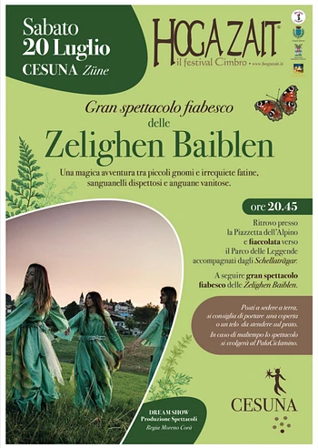Spettacolo fiabesco delle Zelighen Baiblen per Hoga Zait 2024