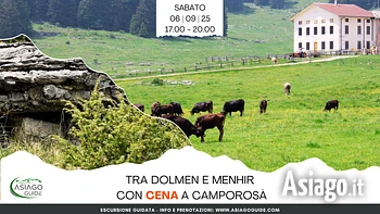 E23 Tra Dolmen e Menhir...tra le tracce preistoriche con cena a Camporosà