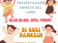 Animated presentation of the book "Dlin Dlon, Ops, Vrum!" in Enego - August 15, 2023
