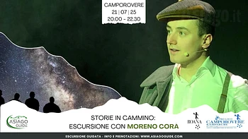 Escursione teatralizzata "Storie in cammino con Moreno Corà" a Camporovere