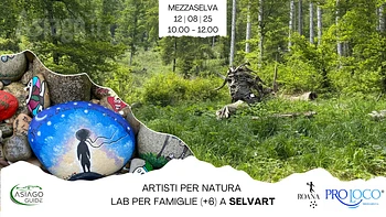 Artisti per Natura lab per famiglie a SelvArt agosto