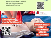 "First aid" courses in St. Mark's Square in Enego - 13 August 2023