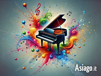 Concerto di pianoforte con esposizione artistica