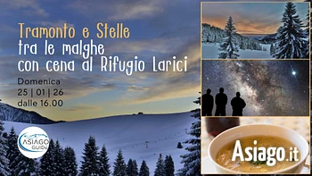 w37 tramonto e stelle tra le malghe con cena al ri