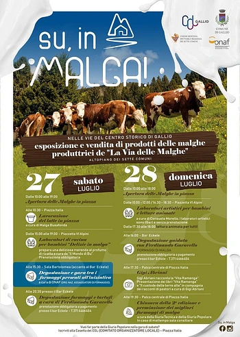 Programma Su in malga 2024 Gallio