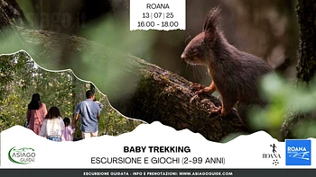 Baby trekking escursione e giochi a Roana