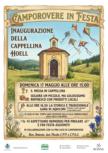 Festa Cappellina Hoell Camporovere domenica 17 maggio 2026